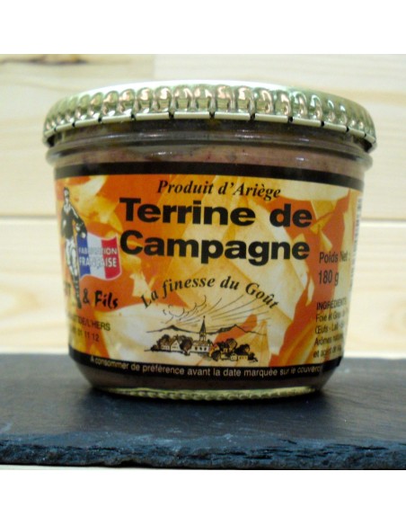 Terrine de campagne d'ariège | Bocaux terrinen lièvre