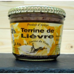 Terrine de lièvre | Bocaux terrine | Produit d'ariège