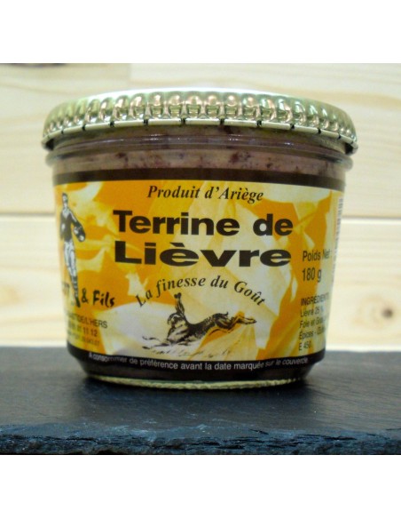 Terrine de lièvre | Bocaux terrine | Produit d'ariège