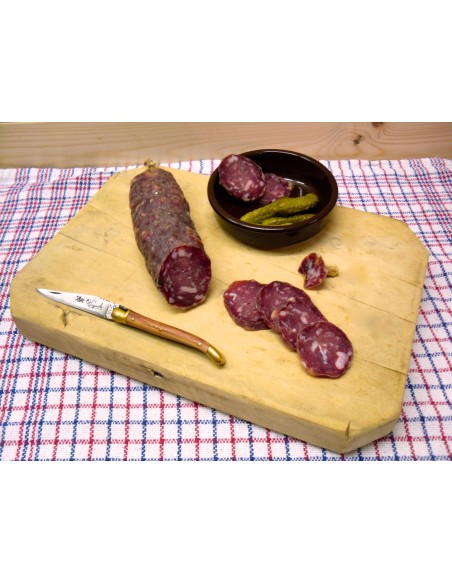 Saucisson sec pur porc français | Charcuterie en ligne Escot & Fils