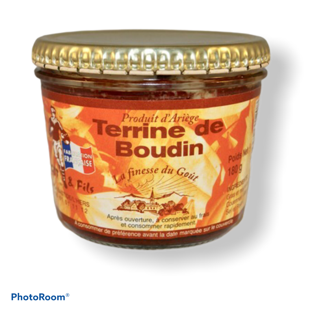 Terrine de boudin en bocal | Produit d'Ariège