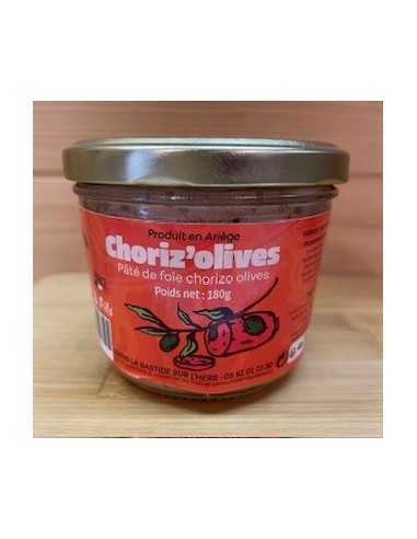 TERRINE DE FOIE CHORIZ'OLIVES