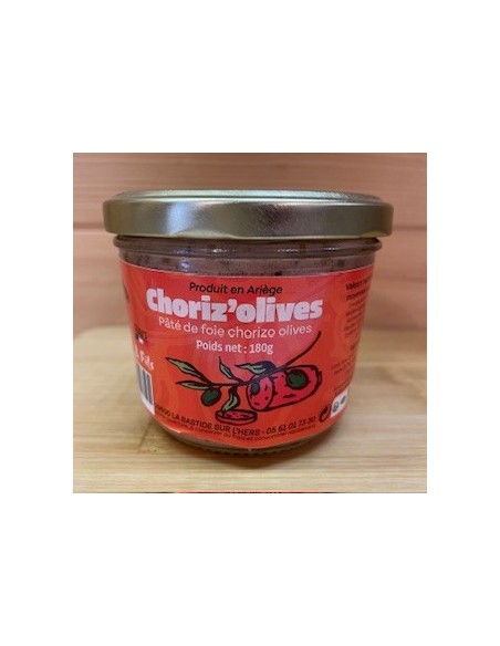 TERRINE DE FOIE CHORIZ'OLIVES