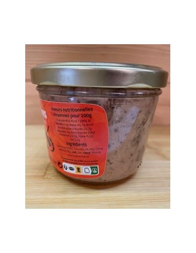 TERRINE DE FOIE CHORIZ'OLIVES