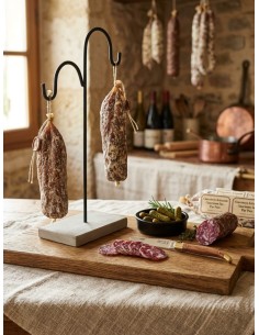 Saucisson sec pur porc français | Charcuterie en ligne Escot & Fils